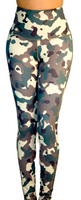 Mama Cinch "Ultimate Sculpt"  Yoga Pant: Green Camouflage