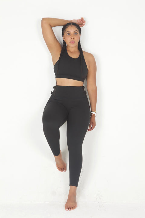 "Buckle Down" 2 piece yoga set