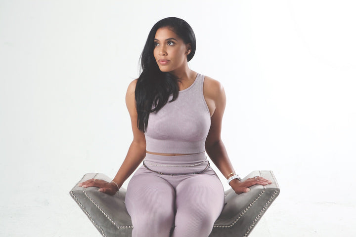 Get Ribbed Seamless Leggings Set