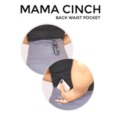 Mama Cinch "Ultimate Sculpt" Yoga Pant: B&W Snake Print
