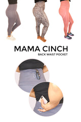 Mama Cinch  "Ultimate Sculpt" Yoga Pant: Rose Pink