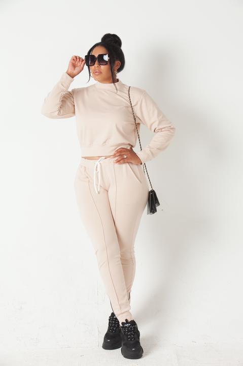 Rich Mama : Athleisure SweatSuit Set