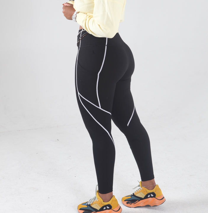 Pinstripe Butter Yoga Pant