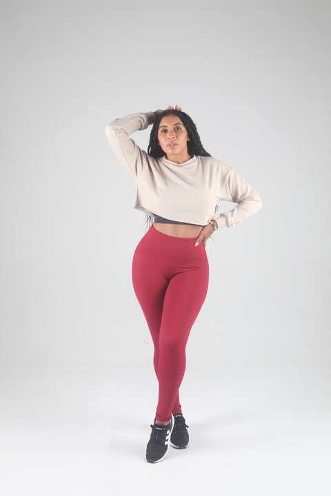 Mama Cinch "Ultimate Sculpt" Yoga Pant: Fuchsia