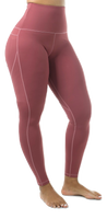 Mama Cinch  "Ultimate Sculpt" Yoga Pant: Rose Pink