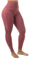 Mama Cinch  "Ultimate Sculpt" Yoga Pant: Rose Pink